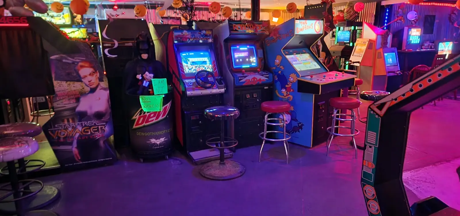 Star Trek Voyager, OutRun, Robotron and The Simpsons